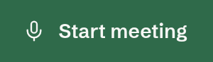 The «Start meeting» button in the Brigg app